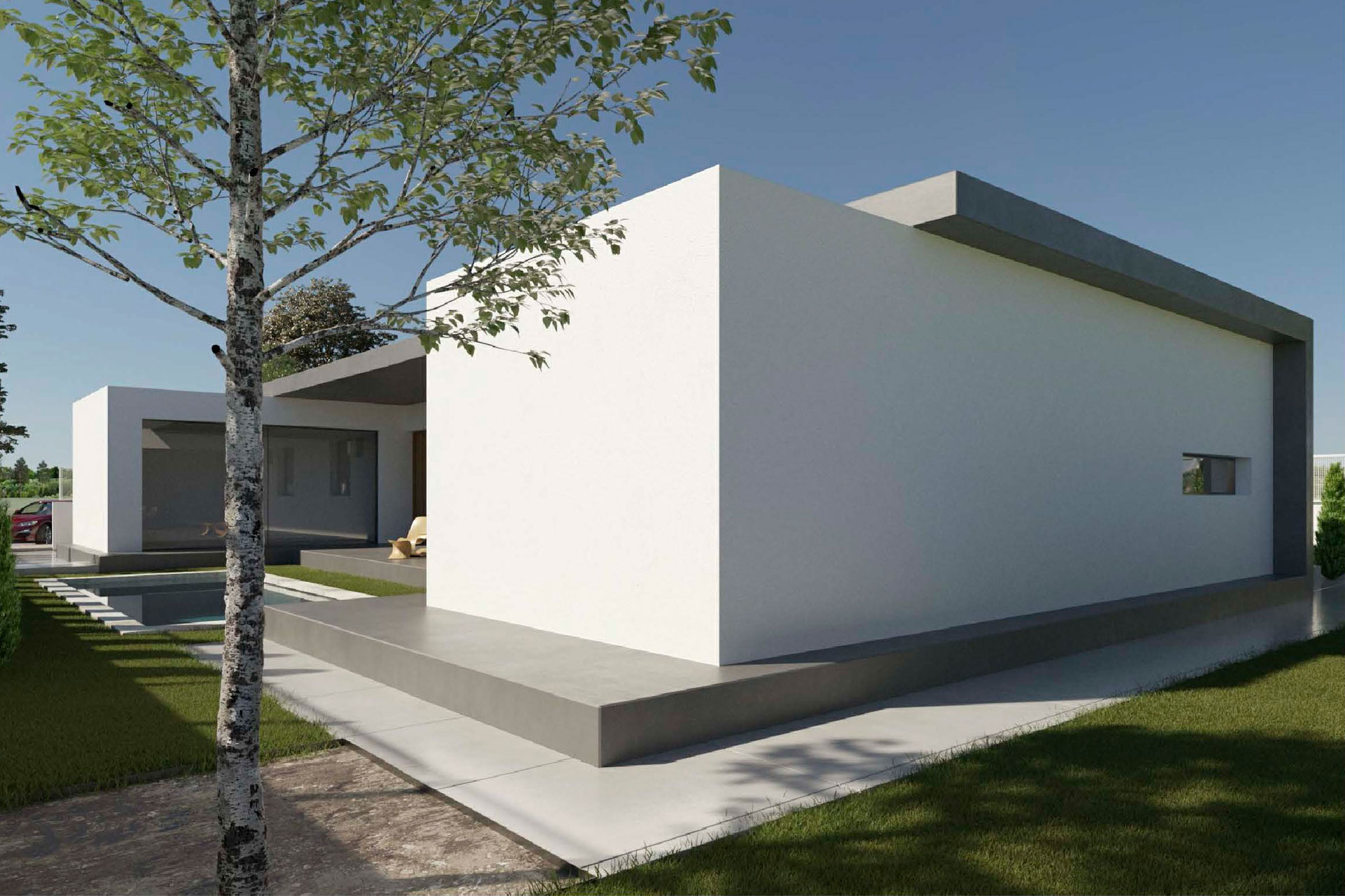 Casa unifamiliar en San Juan con porche y piscina
