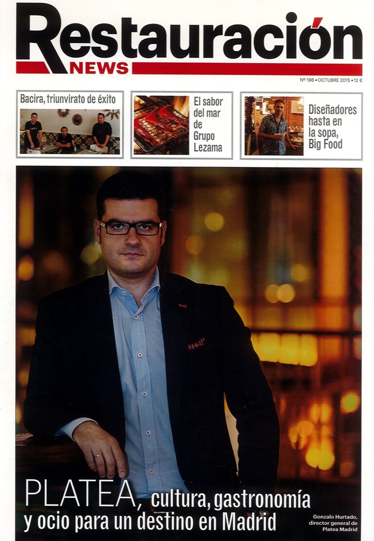 Restauración News nº 196 · portada · octubre de 2015 Restauración News nº 196 · portada · octubre de 2015
